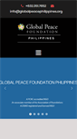 Mobile Screenshot of globalpeacephilippines.org